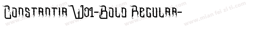 ConstantiaW01-Bold Regular字体转换